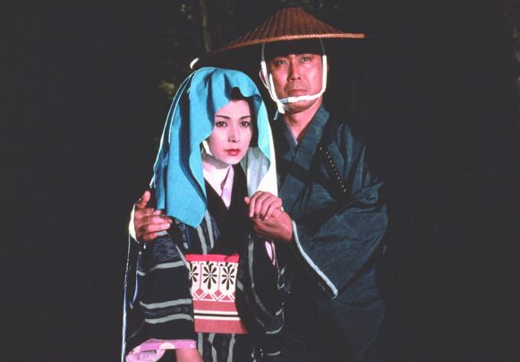 1992年「夜鷹殺し」のおまさ(梶芽衣子)と鬼平こと長谷川平蔵(中村吉右衛門)