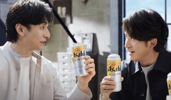 生田斗真と岡田純一は独立後にCM復帰となった
画像は「アサヒビール　生ジョッキ缶」のCM